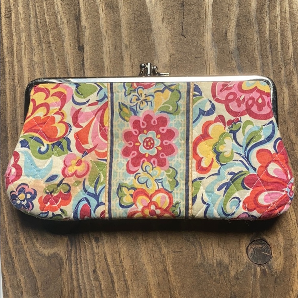 Vera Bradley snap clutch